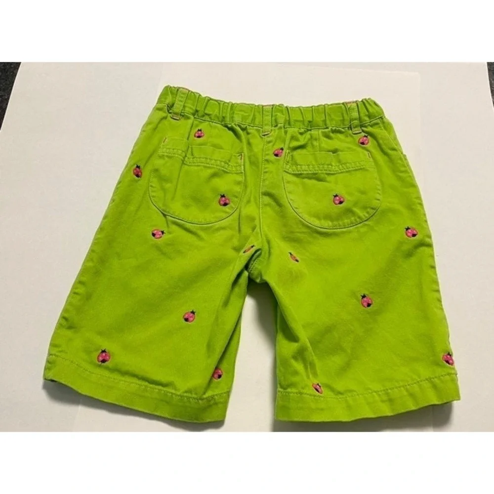 Gymboree Cute Ladybug Green Shorts Sz 6